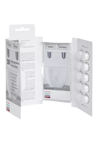 Tisztító Tabletta Bosch / Siemens / Gaggenau / Neffhez – 10 db-os – Automata kávéfőzőkhöz (00311969 kompatibilis)