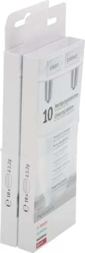 Tisztító Tabletta Bosch / Siemens / Gaggenau / Neffhez – 10 db-os – Automata kávéfőzőkhöz (00311969 kompatibilis)