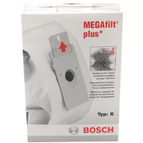 Porzsák Bosch / Siemens Porszívóhoz – MEGAfilt plus – Typ K (00461343 kompatibilis)