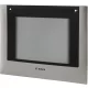 Külső Sütőajtó Üveg Bosch Sütőhöz – Inox díszcsíkkal – Serie 4 / Serie 6 szériához (00770338 kompatibilis)