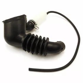 Bosch - Siemens Mosógép Üst-szivattyú Cső – 43 cm, Öko-szeleppel – WAA, WAE, WFL széria (00480443)