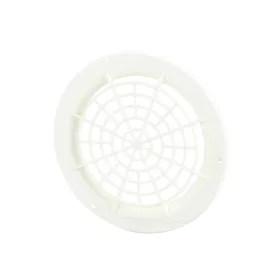 Ventilátor rács Bosch / Siemens hűtőszekrényhez – Fehér, kerek – 3 rögzítőfurattal (00021451 kompatibilis)