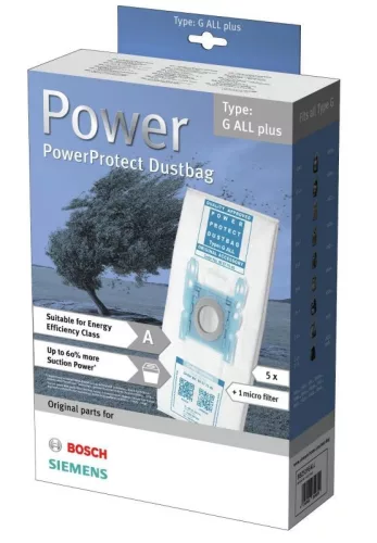 BOSCH 00577549 típusú G ALL szűrőtasak plusz BBZ51FGALL porszívóhoz 5db