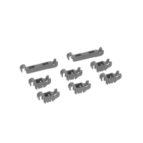 Bosch / Siemens Mosogatógép Alsó Kosárbetét Rögzítő Készlet – 8 db-os, Szürke – Bosch, Siemens, Neff (00611472)