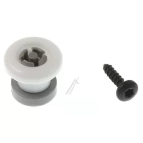 Bosch/Siemens Mosogatógép Felső Kosár Sínvezető Görgő – Csavarral – SMV46 széria (00611473)