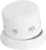 Hőmérséklet Forgatógomb Bosch Sütőhöz – Fehér, 50-250°C – Grill funkcióval (00424850 kompatibilis)