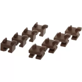 Polctartó Klipsz Bosch Hűtőszekrényhez – Barna – 8 darabos készlet (00165789 kompatibilis)