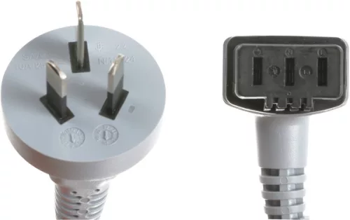 Tápkábel Bosch / Siemens készülékekhez – Ausztrál Típus (Type I) – 1.75m (12006117 kompatibilis)