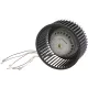 Ventilátormotor Bosch / Siemens Páraelszívóhoz – 124W / 1700rpm – DHI / LI / DHE szériákhoz (00647281 kompatibilis)