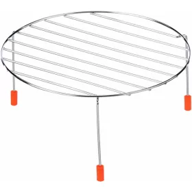 Sütőrács Bosch Mikrohullámú Sütőhöz – 245 mm, Magasított – Narancssárga szilikon talpakkal (00440210 kompatibilis)