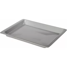 Sütőtepsi Bosch / Siemens sütőhöz – 455 x 375 x 30 mm – Szürke zománcozott (00434175 kompatibilis)