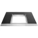 Üveglap Bosch Páraelszívóhoz – Fekete / Inox – TouchSelect vezérléssel (11030965 kompatibilis)