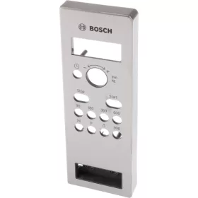 Vezérlőpanel Előlap Bosch Mikrohullámú Sütőhöz – Inox – HMT szériához (00663674 kompatibilis)