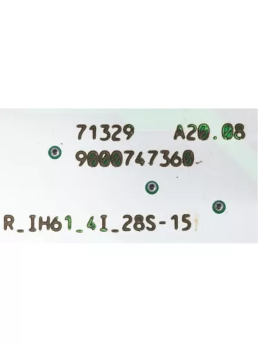 Elektronik BOSCH 00745798 modul jobb üvegkerámia főzőlap indukciós tűzhelyhez