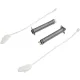 Bosch Mosogatógép Ajtórugó Javítókészlet – Sárga színkód, 2 db rugó + 2 db kábel – Bosch, Siemens, Neff (00754865)
