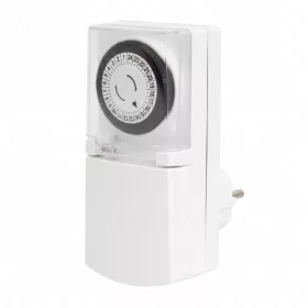   Időkapcsoló, mechanikus, kültéri, napi, 24 órára programozható, IP44, 3680W, GAO 0768H
