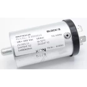 MIELE mosogep zavarszuro kondenzator 0,47 uF 7763120