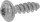 GAGGIA HOUSEHOLD kávégép Gaggia / Saeco Ház rögzítő csavar - 3,5x12mm, Torx T10 - Kávégépekhez (180100300)