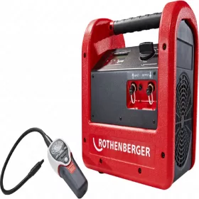   Hűtőközeg lefejtő készülék és szivárgáskereső szettben, 4 pólusú motor, 740W, 230V, ROREC PRO DIGITAL+ROLEAK PRO, ROTHENBERGER 1000002690
