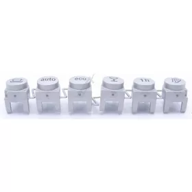 Bosch/Siemens Mosogatógép Nyomógomb Készlet – 6 gombos, Ezüst – SMV46 széria (10004902)