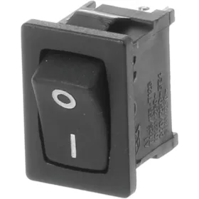Be-/ki-kapcsoló Bosch / Siemens Porszívóhoz – 2-pólusú – Fekete (00611445 kompatibilis)