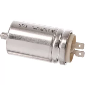 Kondenzátor Bosch / Siemens Mosógéphez és Mosogatógéphez – 12,5µF – Motor indító (00600390 kompatibilis)