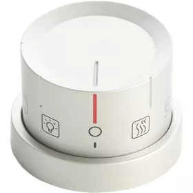Sütő Funkcióválasztó Forgatógomb Bosch készülékekhez – Ezüst, piros jelzéssel – Serie 4 / Serie 6 (00622128 kompatibilis)