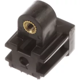 Pohártartó rögzítő Bosch mosogatógéphez – Fekete, sárgaréz betéttel – Felső kosárhoz (00165254 kompatibilis)