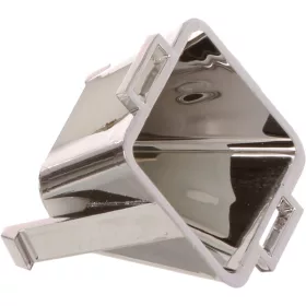 LED lámpa ház / reflektor Bosch hűtőszekrényhez – Krómozott – Oldalfali világításhoz (00627407 kompatibilis)