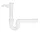 Gorenje Szagzáró Szifon – PP, Fehér, 1 1/2" x 50mm – Mosogatógép csatlakozóval (4042707100917)