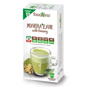   FoodNess Matcha Latte Ginzenggel Nespresso kompatibilis kapszula (10 db) (101821)