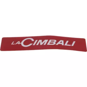 CIMBALI kávégép hátsó matrica piros