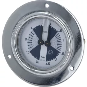 FAEMA kávégép manométer 63 mm két skálás