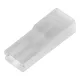 Csatlakozóház 6,3 mm-es csúszósaruhoz, 1 pólusú