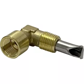 Könyökidom Fúvókával Kávégéphez – Réz és Rozsdamentes Acél – 8x40 mm (Nuova Simonelli kompatibilis)