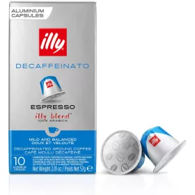   Illy Espresso Decaffeinato Kávékapszula – 10 db, 100% Arabica, Koffeinmentes – Nespresso kompatibilis (8861)