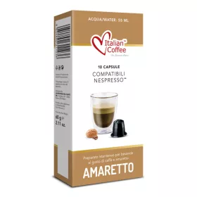   Italian Coffee Amaretto Nespresso kompatibilis kapszula (10 db) (10ICNES_AMARETTO)