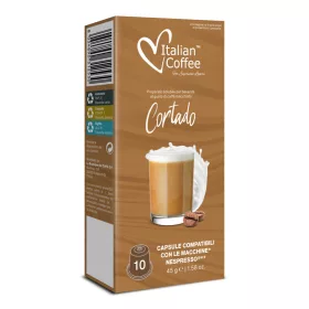   Italian Coffee Cortado Nespresso kompatibilis kapszula, 10 db (10ICNES_CORTADO)