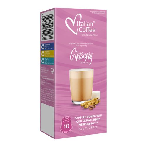 Nespresso kompatibilis Italian Coffee édes ginzeng kávékapszula (10db)