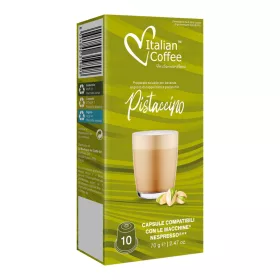   Italian Coffee Pistaccino Nespresso kompatibilis kapszula, pisztácia ízű (10 db) (10ICNES_PISTACCINO)