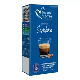   Italian Coffee Sambuca ízű kávékapszula, Nespresso kompatibilis, 10 db (10ICNES_SAMBUCA)
