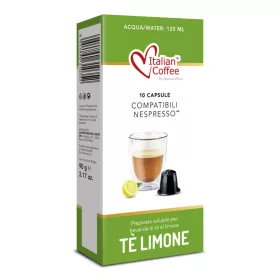   Italian Coffee Tè Limone citromos tea kapszula, Nespresso kompatibilis, 10 db (10ICNES_TELIMONE)