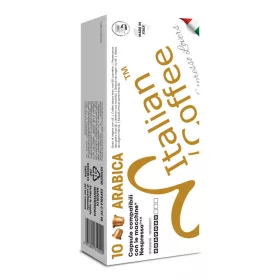 Italian Coffee Arabica Nespresso kompatibilis kávékapszula, 10 db (10NES_ARABIC)