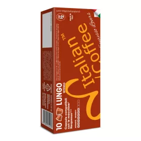 Italian Coffee Lungo Nespresso kompatibilis kávékapszula, 10 db (10NES_LUNGO)