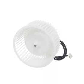 Ventilátormotor Bosch készülékekhez – 3-vezetékes, fehér lapátkerékkel – Szárítógéphez és sütőhöz (00618941 / 00622270 kompatibilis)