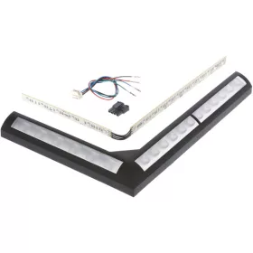 LED Világítás Modul Bosch / Siemens Hűtőszekrényhez – L-alakú, Fekete – KGN / KGF szériához (12004462 kompatibilis)