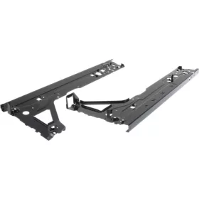 Lizéna készlet Bosch beépíthető sütőhöz – Fekete – Oldalsó rögzítő és takaró sín (00700393 kompatibilis)