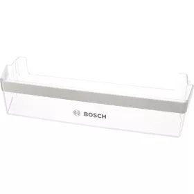 Italtartó polc Bosch hűtőgéphez – Alsó ajtópolc ezüst díszcsíkkal – KGN / KGV szériához (00704405 kompatibilis)
