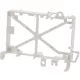 Pohártartó állvány Bosch mosogatógéphez – Felső kosárhoz – Fehér (00165259 kompatibilis)