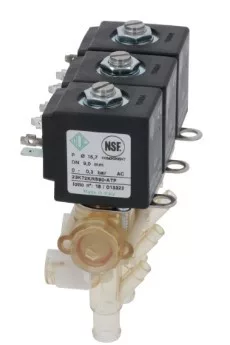 NECTA VENDING EVOCA Kave es italautomata harmas magnesszelep egyseg ODE 220 230 V 8 W o 12 mm be es kimenet o 9 mm nyilas szi